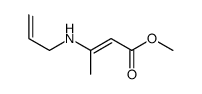 methyl 3-(prop-2-enylamino)but-2-enoate结构式