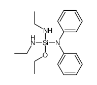 N-[ethoxy-bis(ethylamino)silyl]-N-phenylaniline Structure