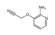 2-(2-aminopyridin-3-yl)oxyacetonitrile Structure