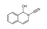 2-cyano-1-hydroxy-1,2-dihydroisoquinoline结构式