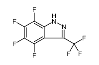 1H-Indazole, 4,5,6,7-tetrafluoro-3-(trifluoromethyl)- Structure