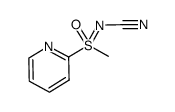 N-cyano-S-methyl-S-(2-pyridyl)sulfoximine Structure
