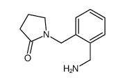 1-[[2-(aminomethyl)phenyl]methyl]pyrrolidin-2-one Structure