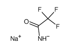 Trifluoroacetamide monosodium salt结构式
