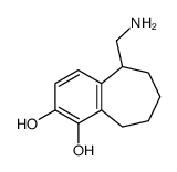 5-(Aminomethyl)-6,7,8,9-tetrahydro-5H-benzo[7]annulene-1,2-diol结构式