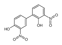 2-(4-hydroxy-3-nitrophenyl)-6-nitrophenol结构式