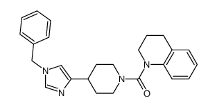 [4-(1-Benzyl-1H-imidazol-4-yl)piperidin-1-yl](3,4-dihydro-2H-quinolin-1-yl)methanone Structure