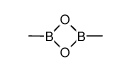 2,4-dimethyl-1,3-dioxa-2,4-diboretane结构式