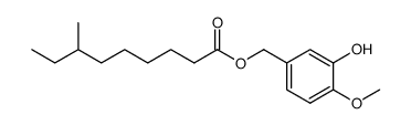 isovanillyl 7-methyl nonanoate结构式