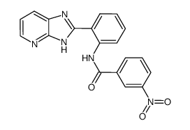 N-[2-(3H-imidazo[4,5-b]pyridin-2-yl)phenyl]-3-nitrobenzamide Structure