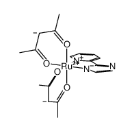 [Ru(2,4-pentanedionato)2(2-(2'-pyridyl)imidazole(-1H))](1-)结构式