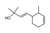2-methyl-4t()-(2-methyl-cyclohex-3-enyl)-but-3-en-2-ol结构式