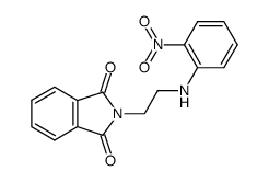 N-[2-(2-nitro-anilino)-ethyl]-phthalimide结构式