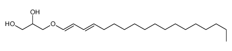 3-octadeca-1,3-dienoxypropane-1,2-diol结构式