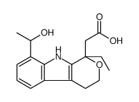 2-[1-ethyl-8-(1-hydroxyethyl)-4,9-dihydro-3H-pyrano[3,4-b]indol-1-yl]acetic acid结构式