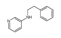 N-(2-phenylethyl)pyridin-3-amine结构式