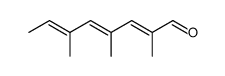 (2E,4E,6E)-2,4,6-trimethylocta-2,4,6-trienal结构式