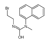 3-(2-bromoethyl)-1-methyl-1-naphthalen-1-yl-urea结构式