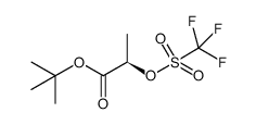 (R)-tBu-lactic acid-OTf Structure