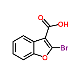 2-Bromo-1-benzofuran-3-carboxylic acid Structure