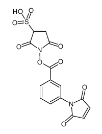 m-maleimidobenzoyl-N-hydroxysulfosuccinimide ester Structure