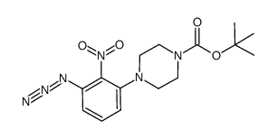 tert-butyl 4-(3-azido-2-nitrophenyl)piperazine-1-carboxylate Structure