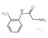 2-Amino-N-(2-methylphenyl)acetamide hydrochloride结构式