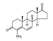 4-amino-4,6-androstadiene-3,17-dione结构式