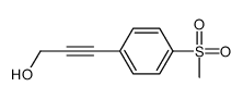 3-(4-methylsulfonylphenyl)prop-2-yn-1-ol结构式