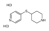 4-(PIPERIDIN-4-YLSULFANYL)PYRIDINE 2HCL Structure