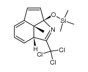 7a,7b-dihydro-7b-methyl-1-trichloromethyl-2a-trimethylsiloxy-2aH-cyclopent[cd]isoindole Structure