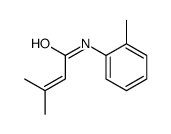 3-methyl-N-(2-methylphenyl)but-2-enamide Structure