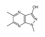 1H-Pyrazolo[3,4-b]pyrazin-3-ol,1,5,6-trimethyl-(6CI)结构式