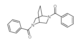 2,5-Diazabicyclo[2.2.2]octane,2,5-dibenzoyl- (7CI,8CI,9CI) structure