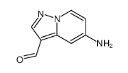 5-aminopyrazolo[1,5-a]pyridine-3-carbaldehyde结构式