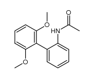 N-(2',6'-dimethoxybiphenyl-2-yl)acetamide结构式
