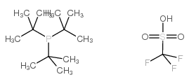 Tri-t-butylphosphonium trifluoromethanesulfonate, 99 Stabiphos T structure