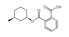 (+/-)-phthalic acid mono-(cis-3-methyl-cyclohexyl ester)结构式
