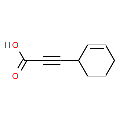 2-Propynoic acid, 3-(2-cyclohexen-1-yl)- (9CI) structure