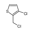 3-chloro-2-(chloromethyl)thiophene Structure