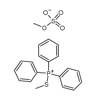 methylthiotriphenylphosphonium methylsulfate Structure