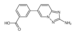 3-(2-amino-[1,2,4]triazolo[1,5-a]pyridin-6-yl)benzoic acid Structure