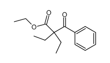 2-ethyl-2-benzoyl-butyric acid ethyl ester Structure