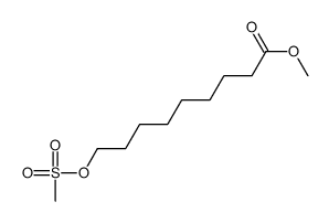 methyl 9-methylsulfonyloxynonanoate结构式