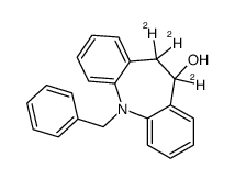 5-Benzyl-10-hydroxy-10,11-dihydro-5H-dibenz[b,f]azepine-d3结构式