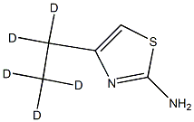 2-Amino-4-(ethyl-d5)-thiazole结构式