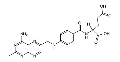 2-desamino-2-methylaminopterin结构式