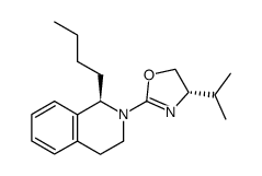 (S)-2-((R)-1-butyl-3,4-dihydroisoquinolin-2(1H)-yl)-4-isopropyl-4,5-dihydrooxazole结构式