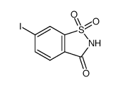 6-Iodo-1,2-benzoisothiazole-3(2H)-one1,1-dioxide Structure