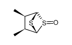(1α,2α,3α,4α,5β)-2,3-dimethyl-5,6-dithiabicyclo[2.1.1]hexane 5-oxide结构式